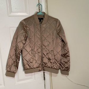 Forever21 Gold Bomber Jacket